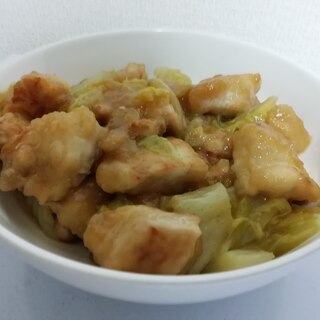 鶏むね肉と白菜の中華風炒め煮